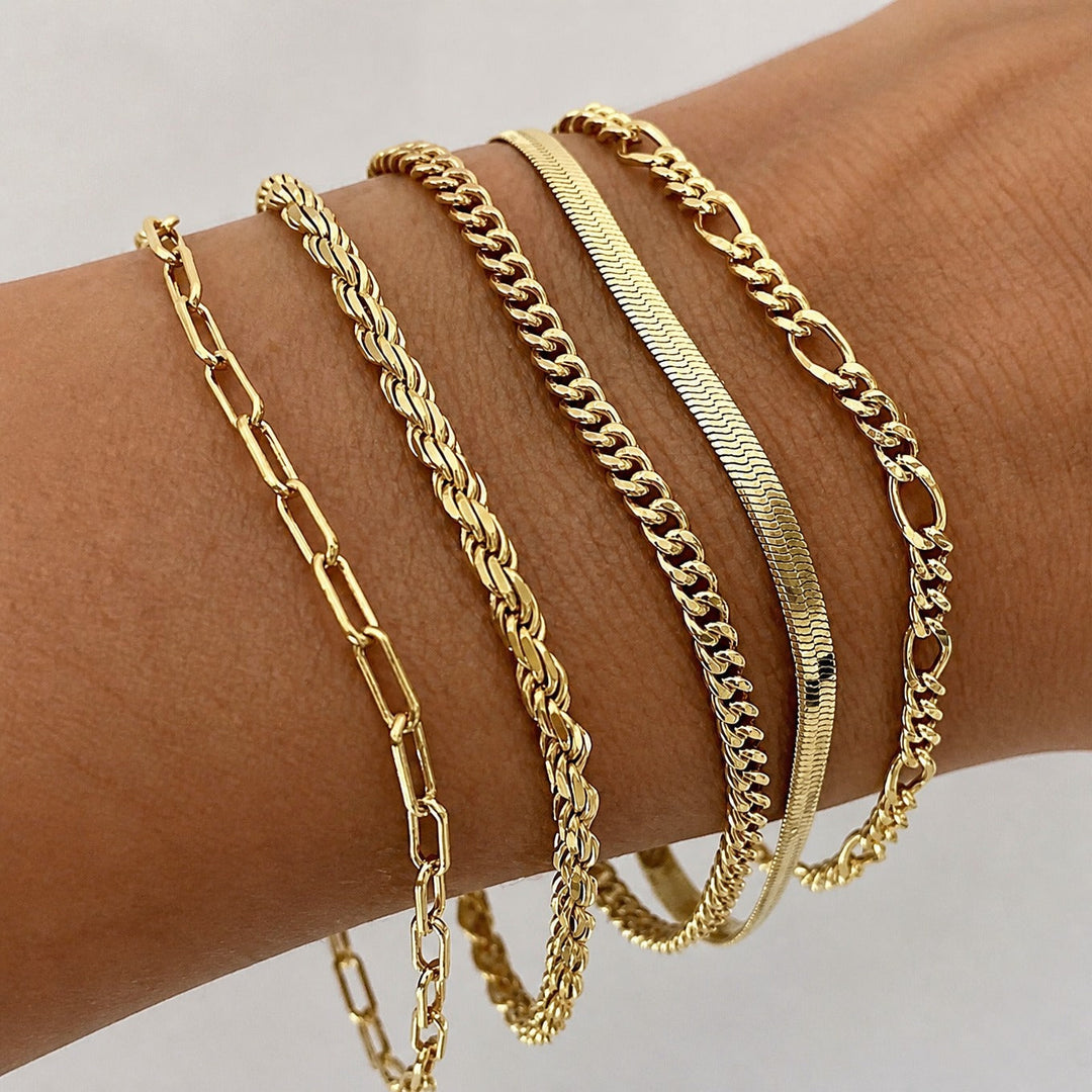 Ensemble de Bracelets Superposés Indispensables