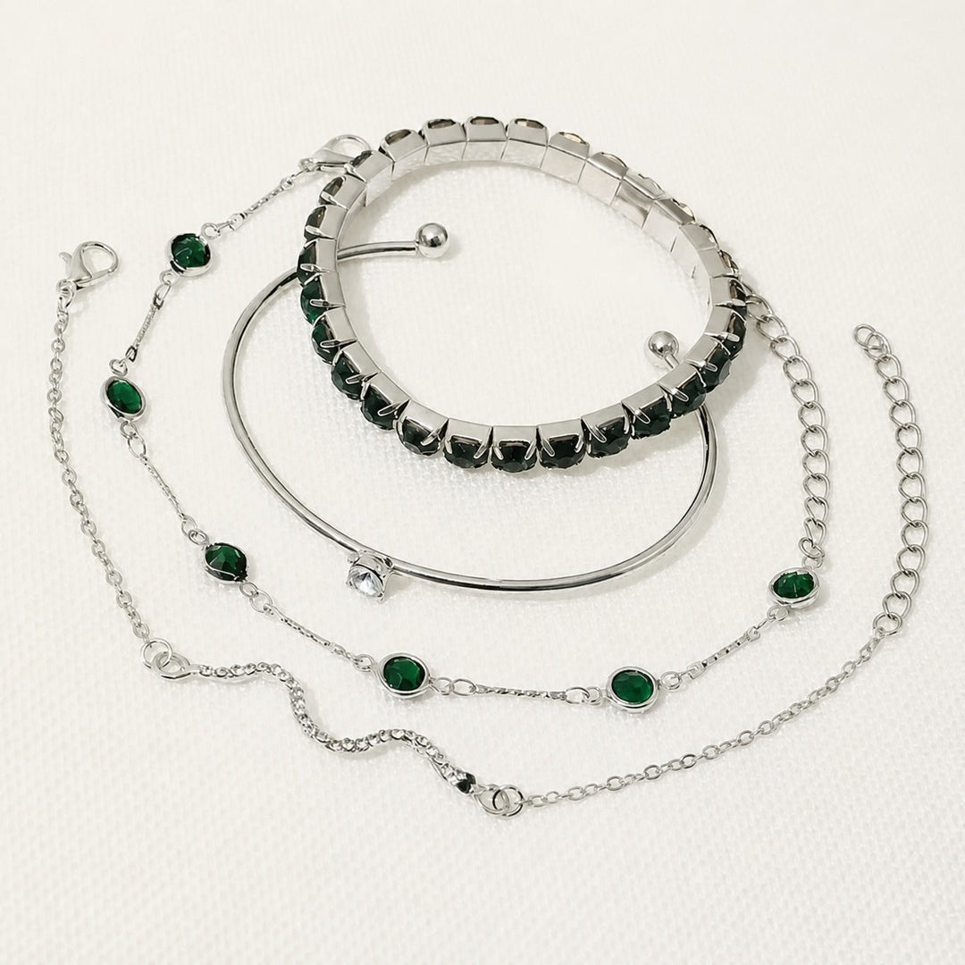 Bracelet Vintage en Émeraude