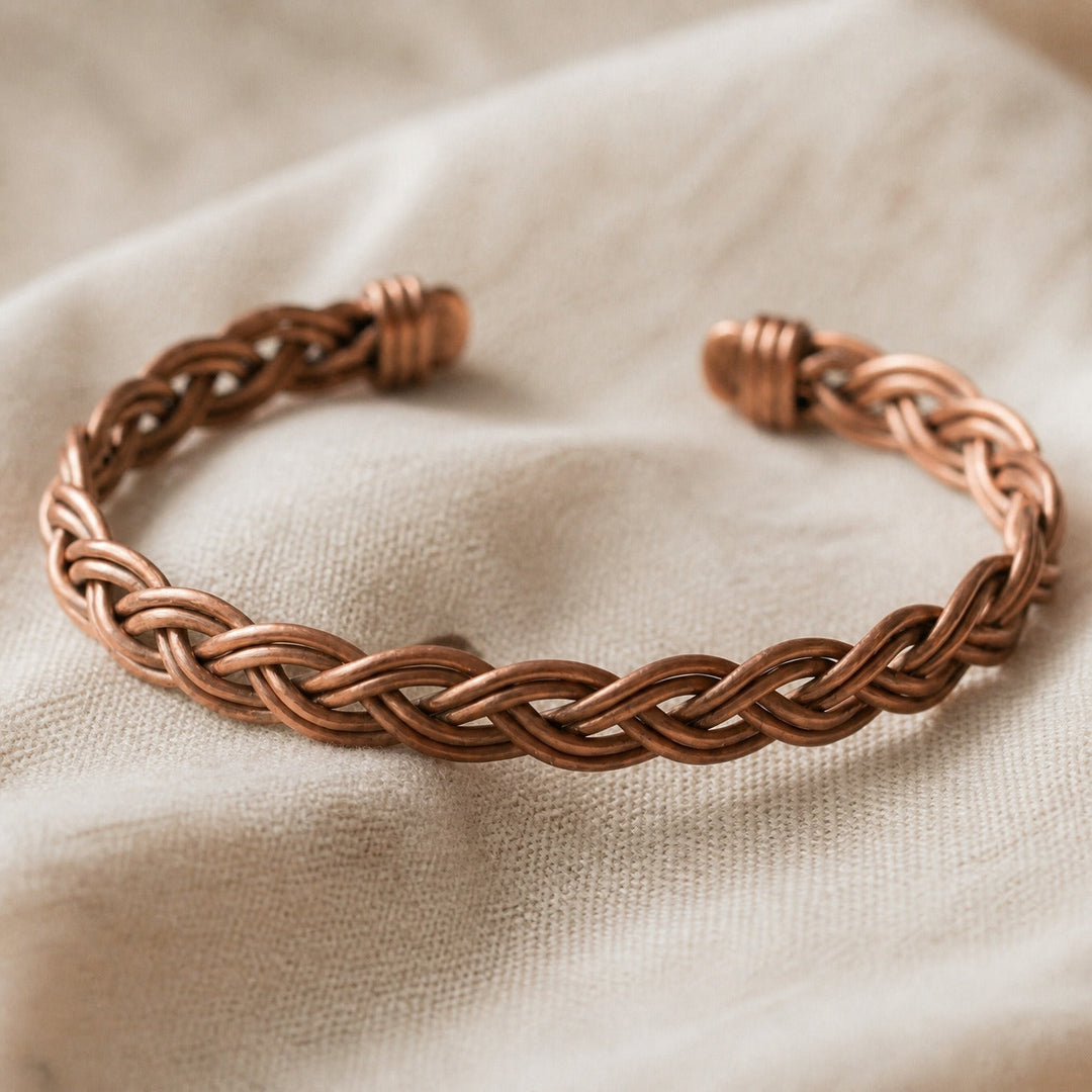 Bracelet de cheville en cuivre Serene Reed