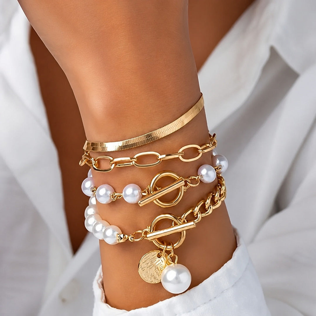 Ensemble de Bracelets de Poignet Curés
