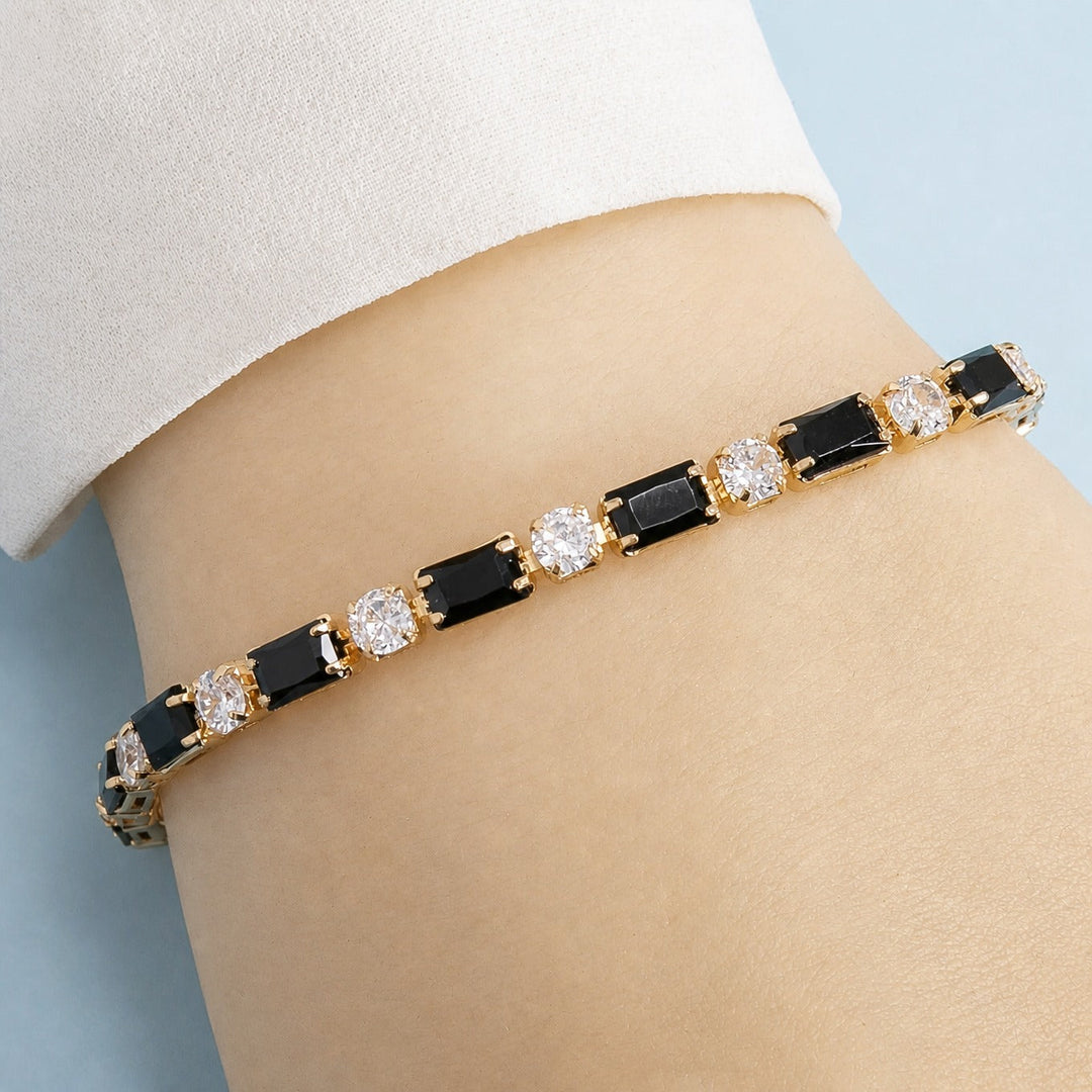 Bracelet Boho en onyx