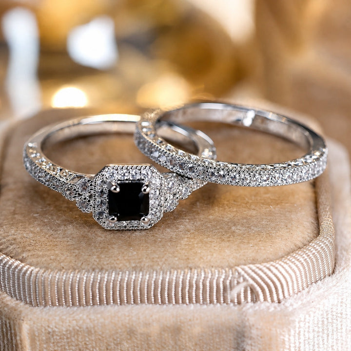Bague Radiant en Onyx Noir