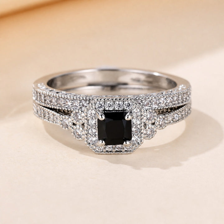 Bague Radiant en Onyx Noir