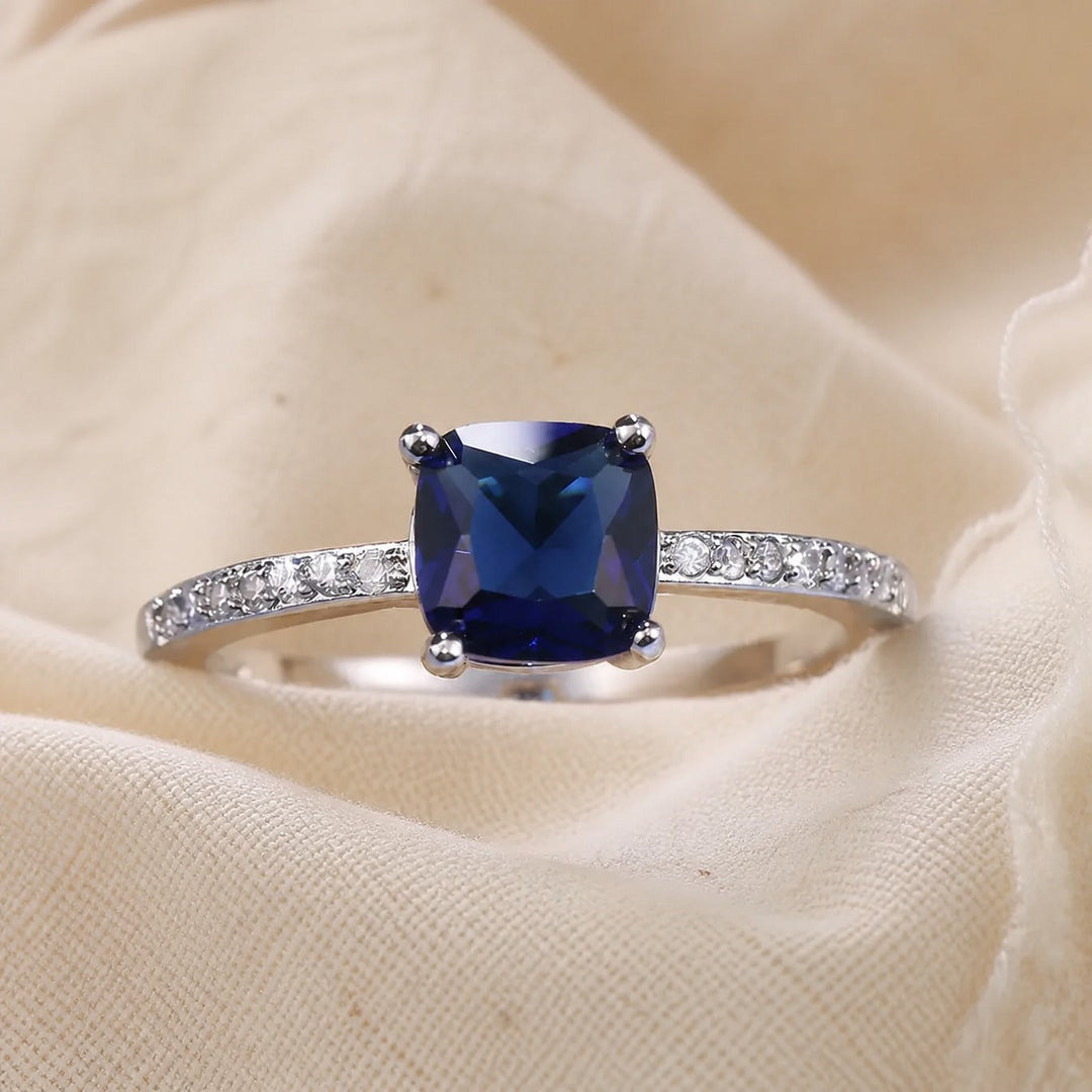 Bague Saphir Éclat Arctique