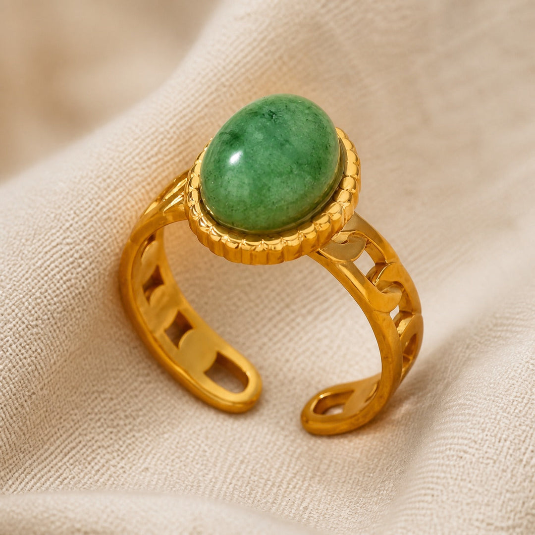 Bague en Or avec Émeraude Révérence