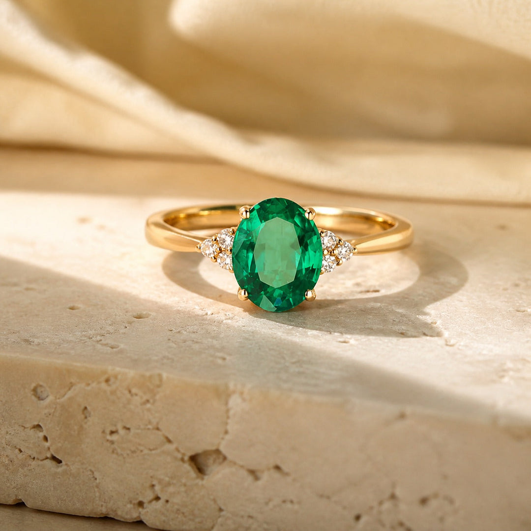 Bague Émeraude Vintage Splendeur
