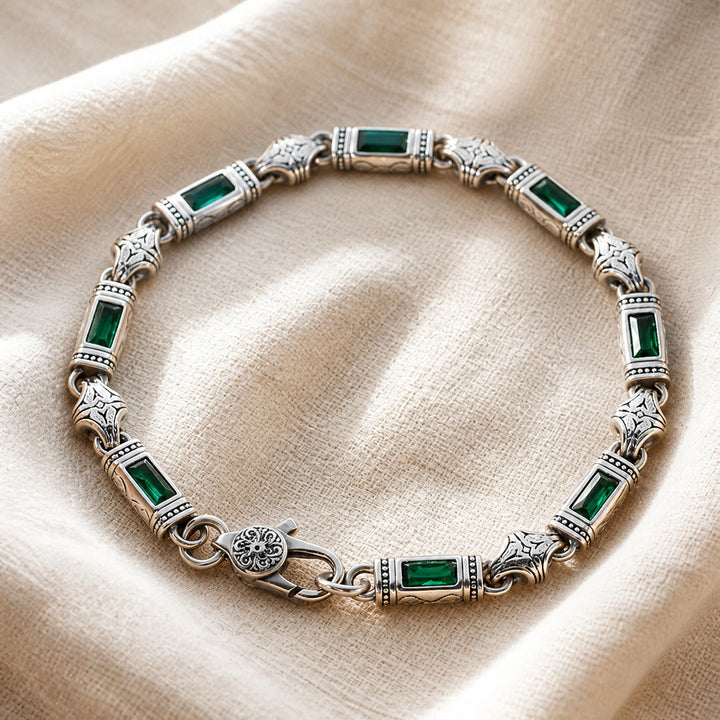 Bracelet de tennis Sérénade Émeraude