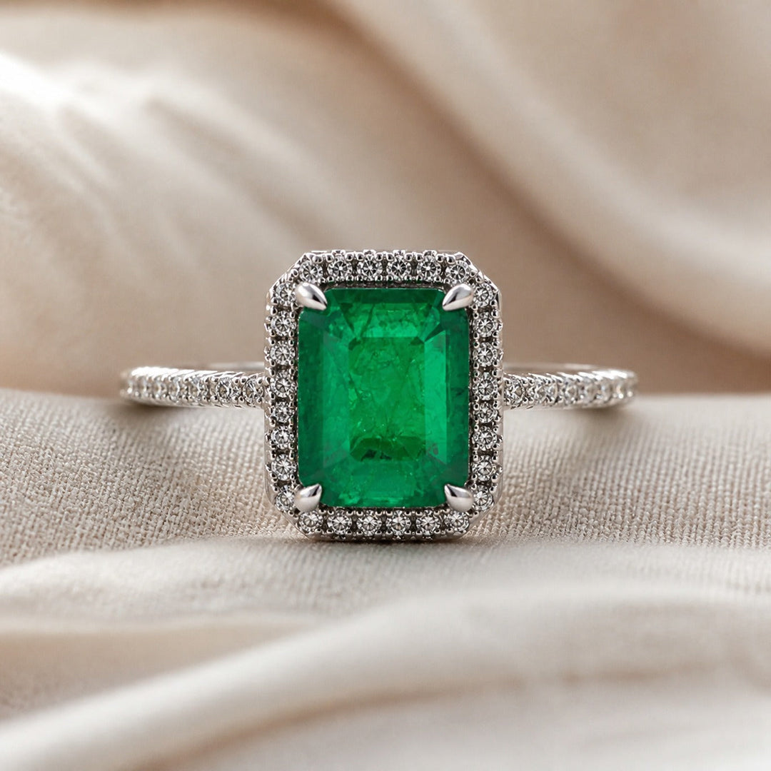 Bague en Émeraude Radiance