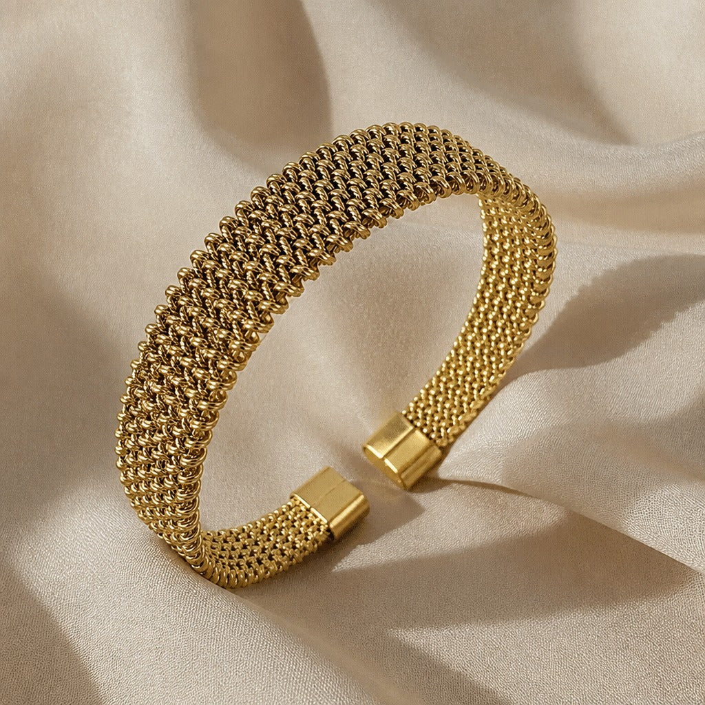 Bracelet en or tissé impérial