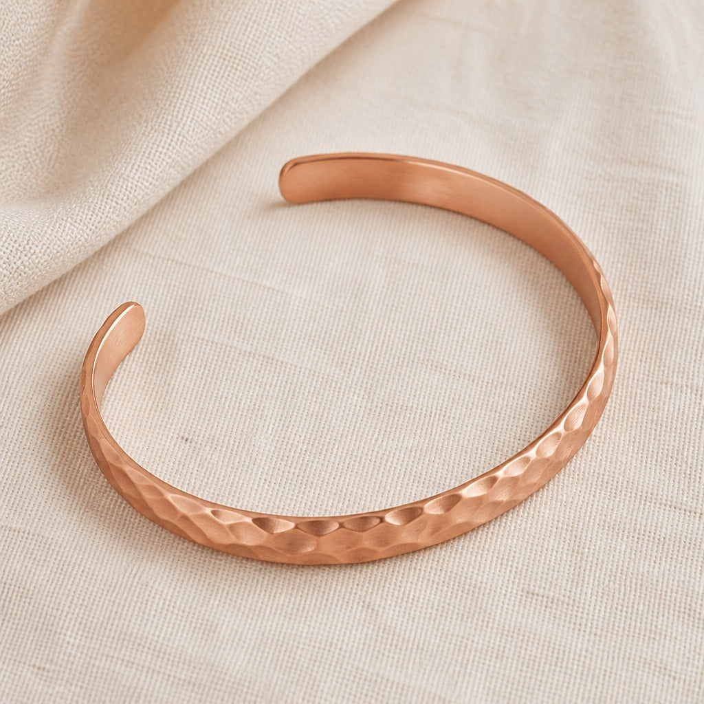 Bracelet de cheville en cuivre de luxe côtier
