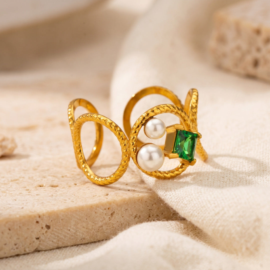 Bague en Émeraude Aureate