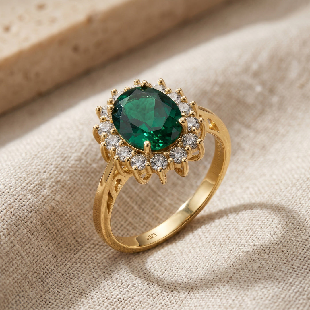 Bague Iconique en Émeraude
