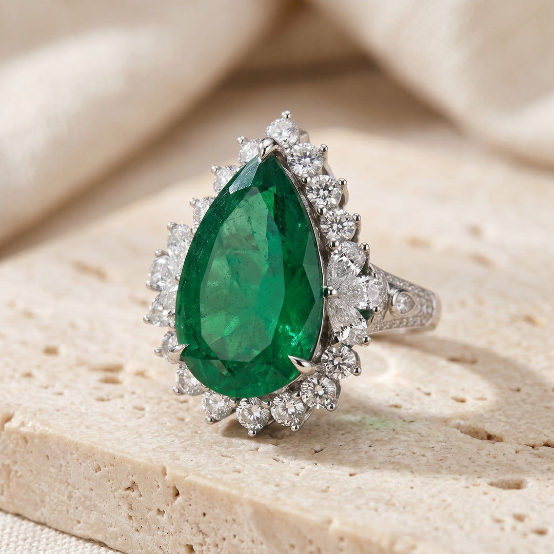Bague Émeraude Ocean Drive