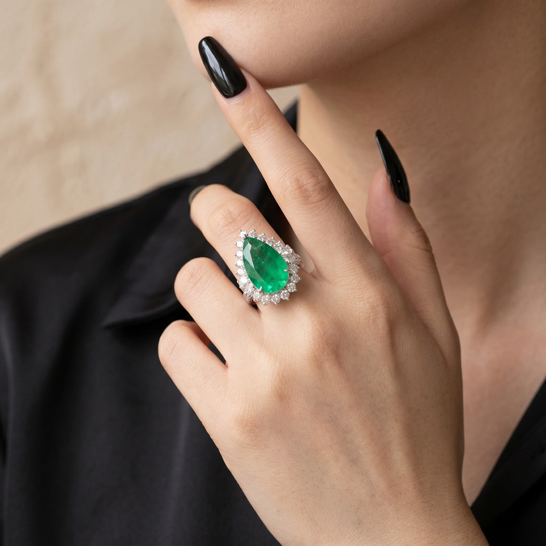 Bague Émeraude Ocean Drive