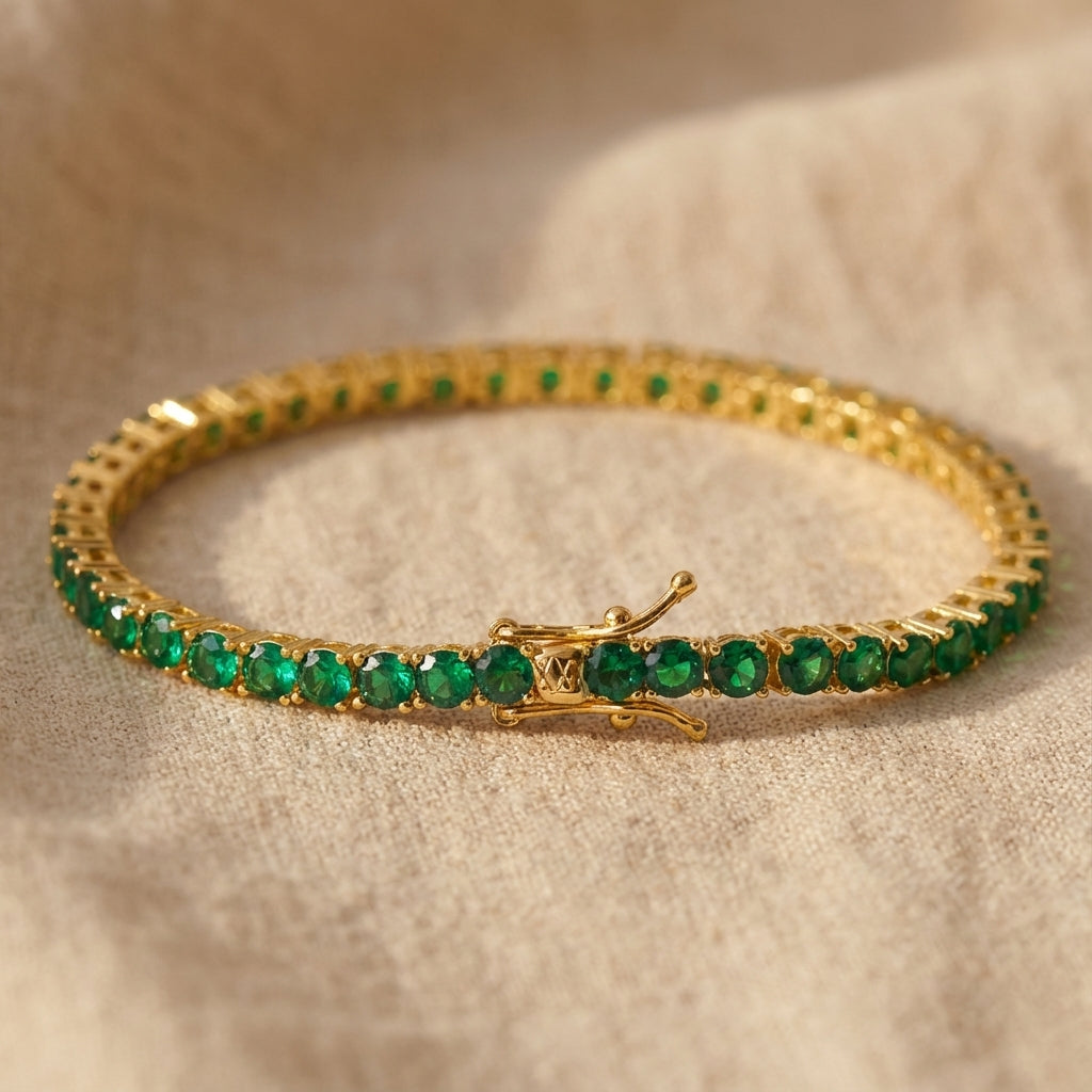 Bracelet Émeraude Aliona par Virelli