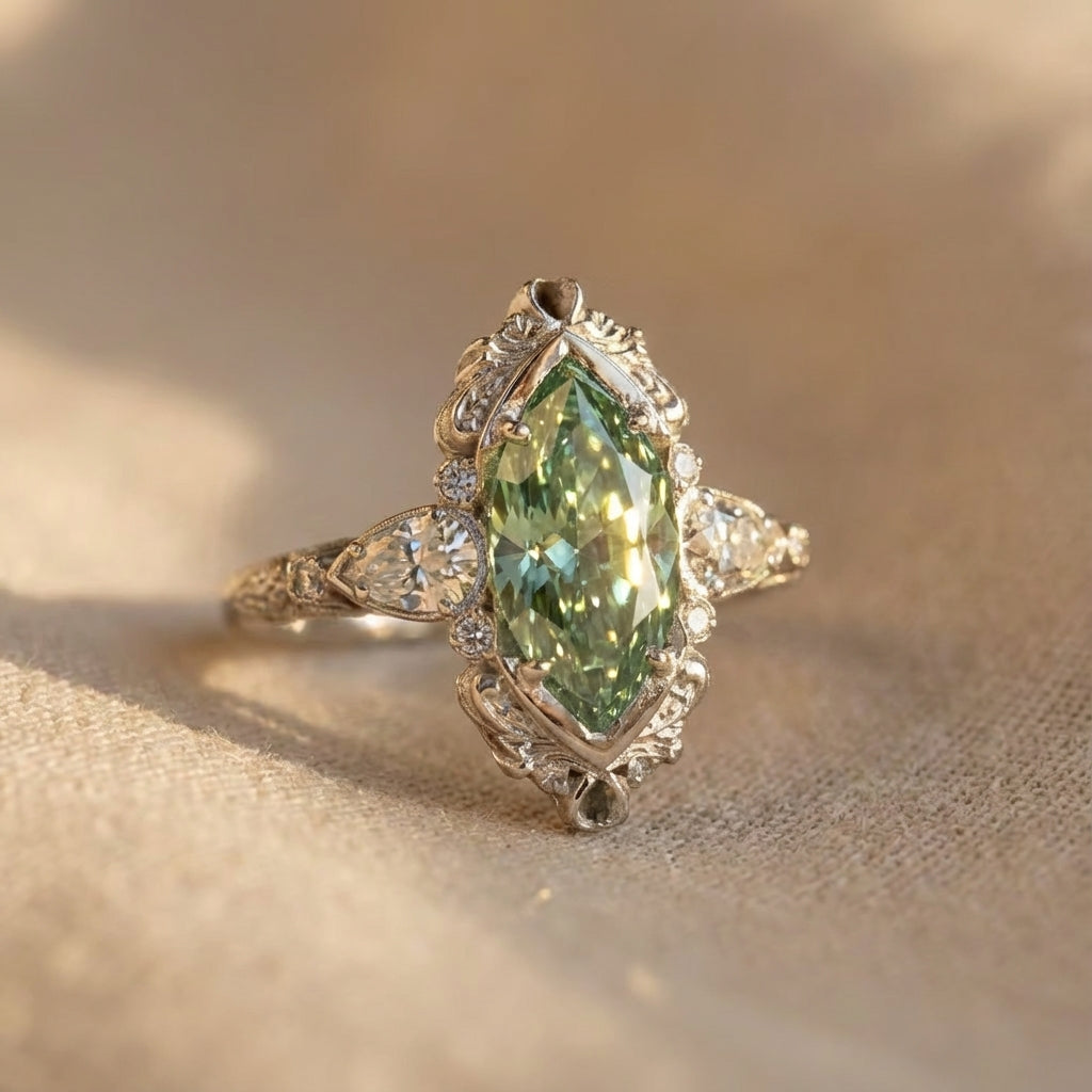 Bague en zirconia Vaelira Thornewyn