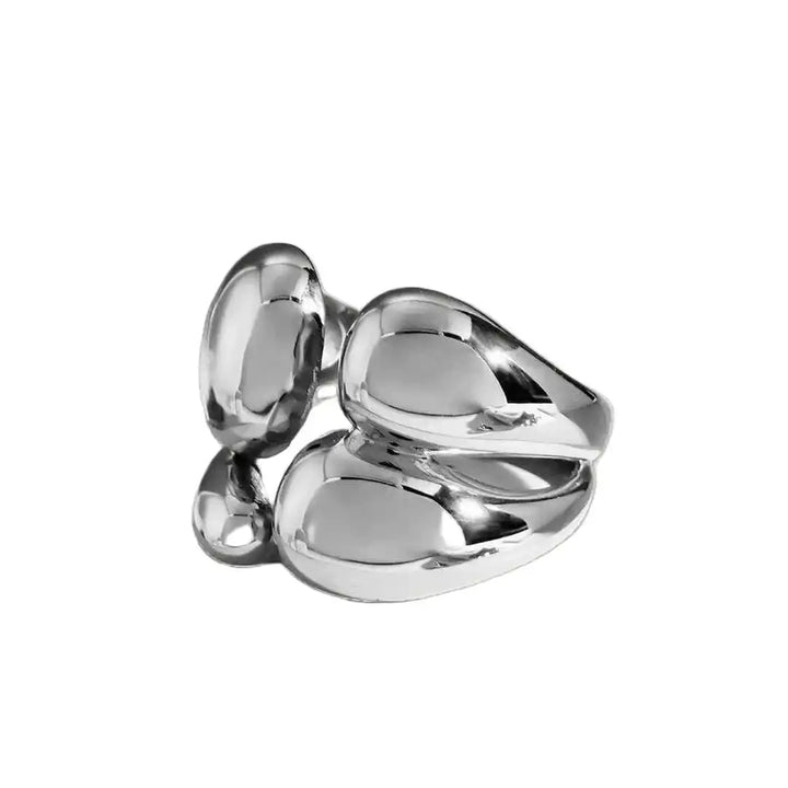Two-Tone Stacking Ring in Gold and Silver