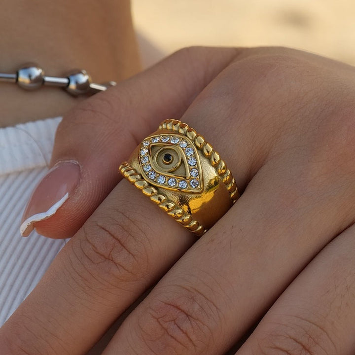Bague Sceau Œil d&