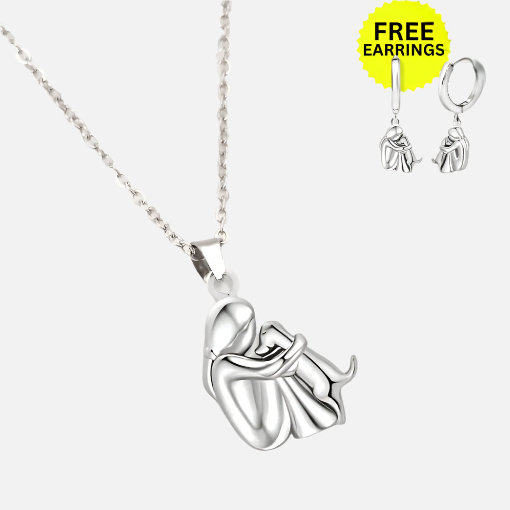 Wynter Hug Pendant and Earring Set