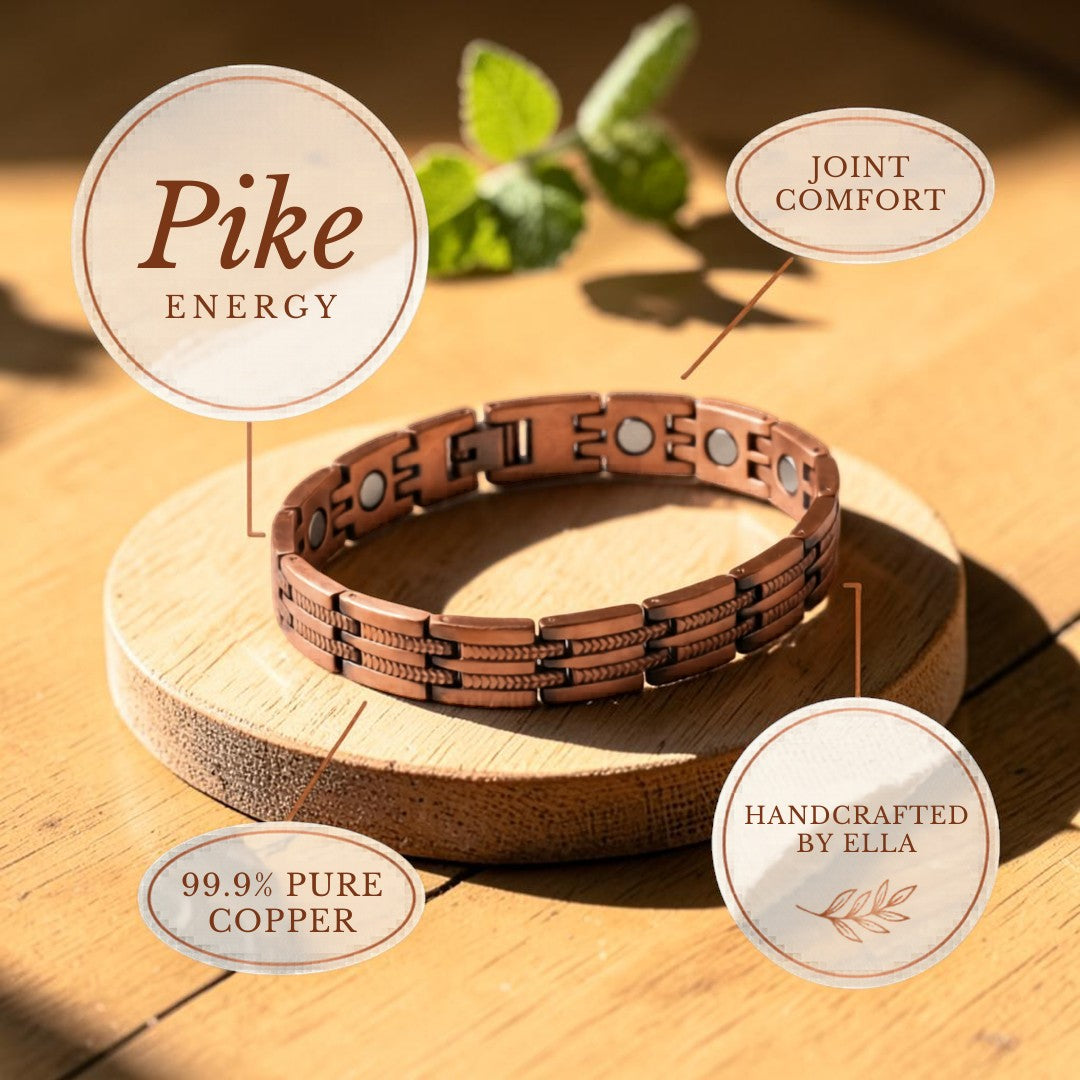 Bracelet en cuivre pour homme Ella&