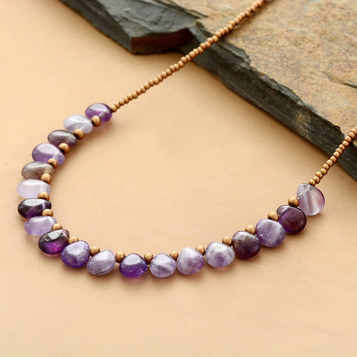 Collier en Améthyste Esprit Aimant