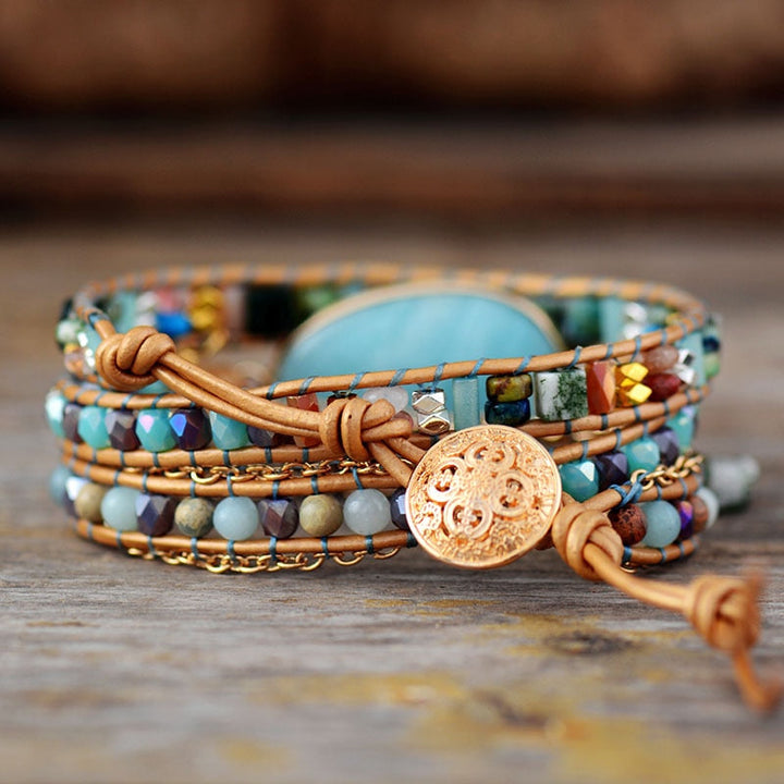 Bracelet en Amazonite Naturelle