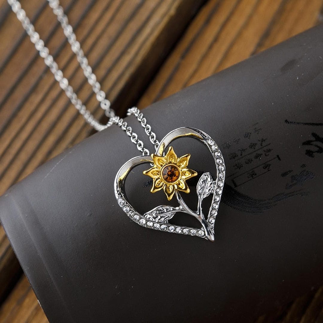 Collier Cœur de Tournesol