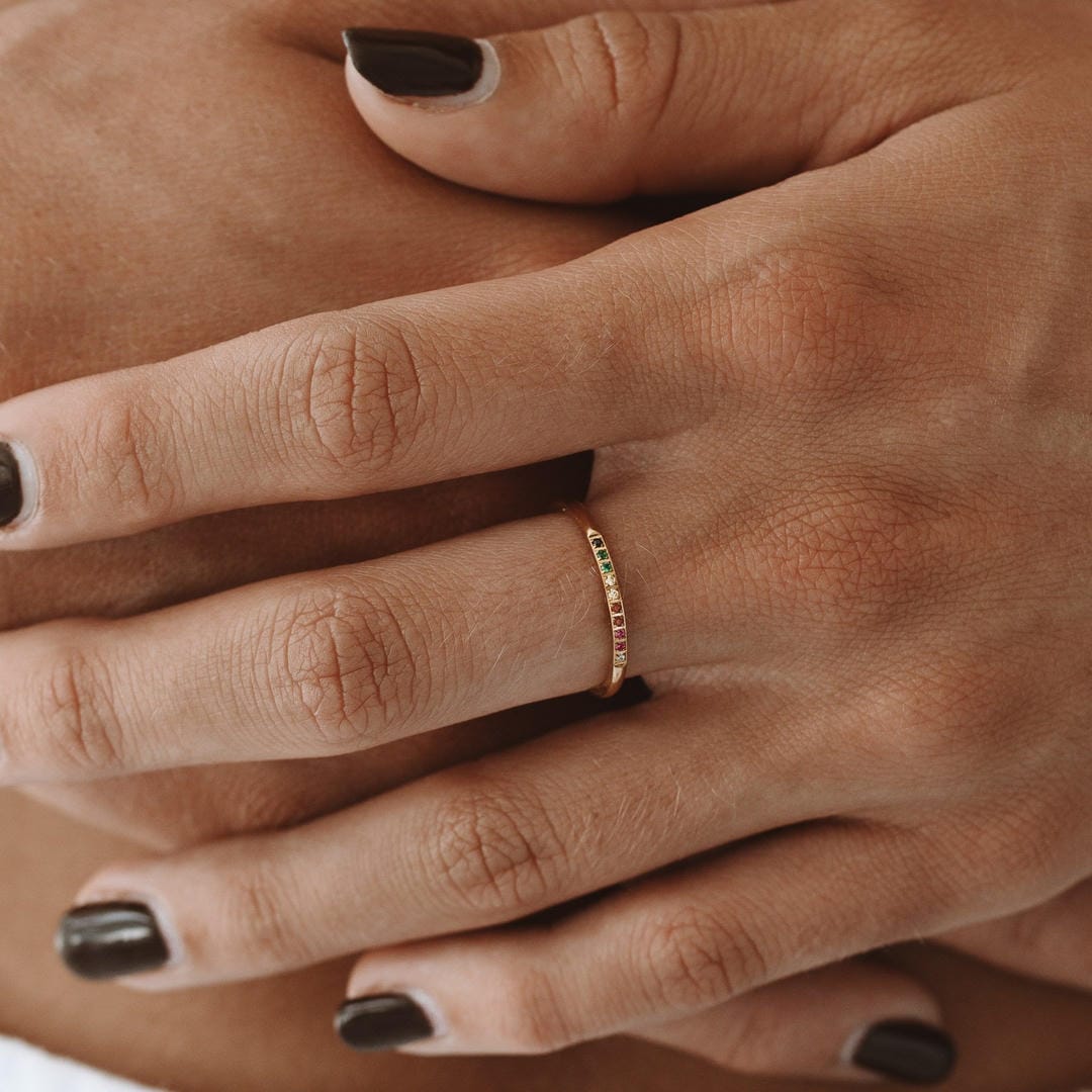 Bague Déclaration Heure Dorée