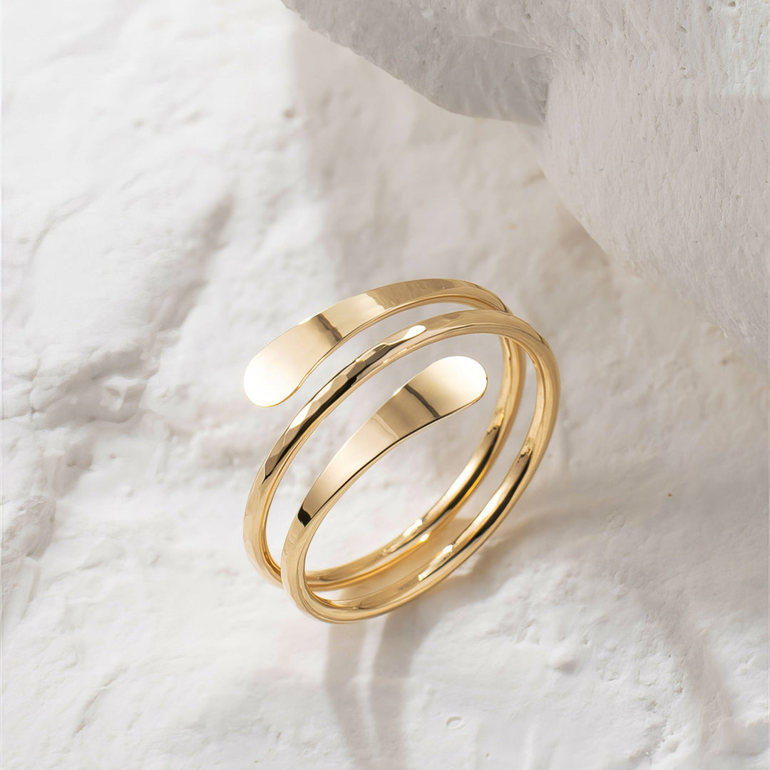 Bague Cuff Martelée Trendy Solace