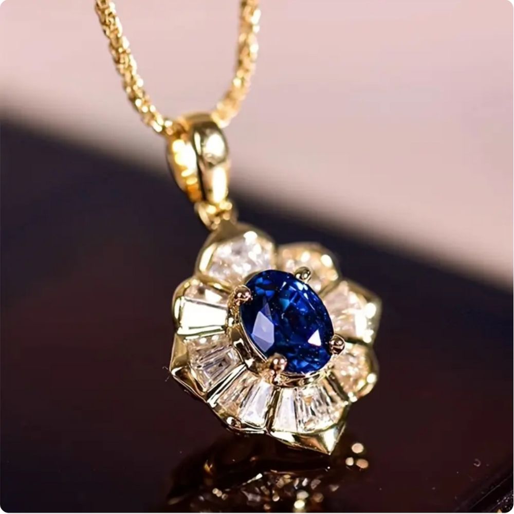 Collier Saphir Kavella