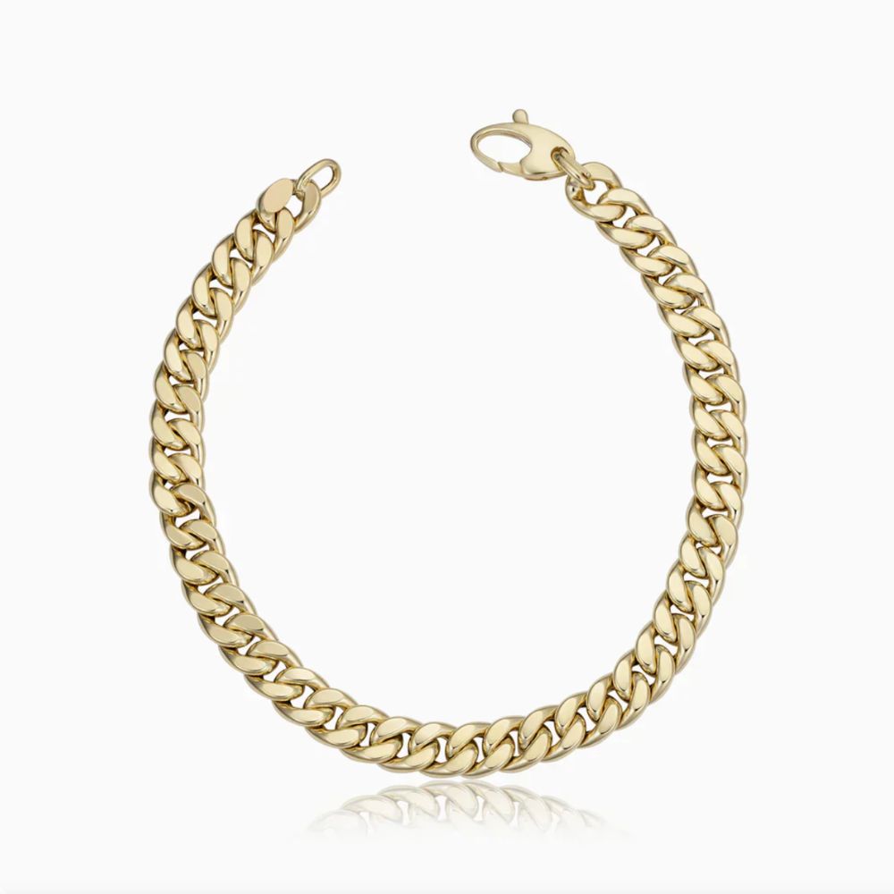 Bracelet en Or Cubain Classique