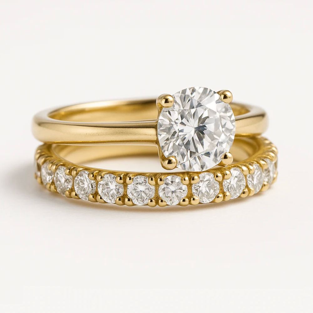 Ensemble de Bagues Savaya Gold