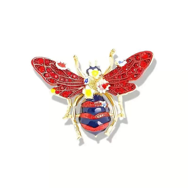 Broche Abeille Jardin de Roses