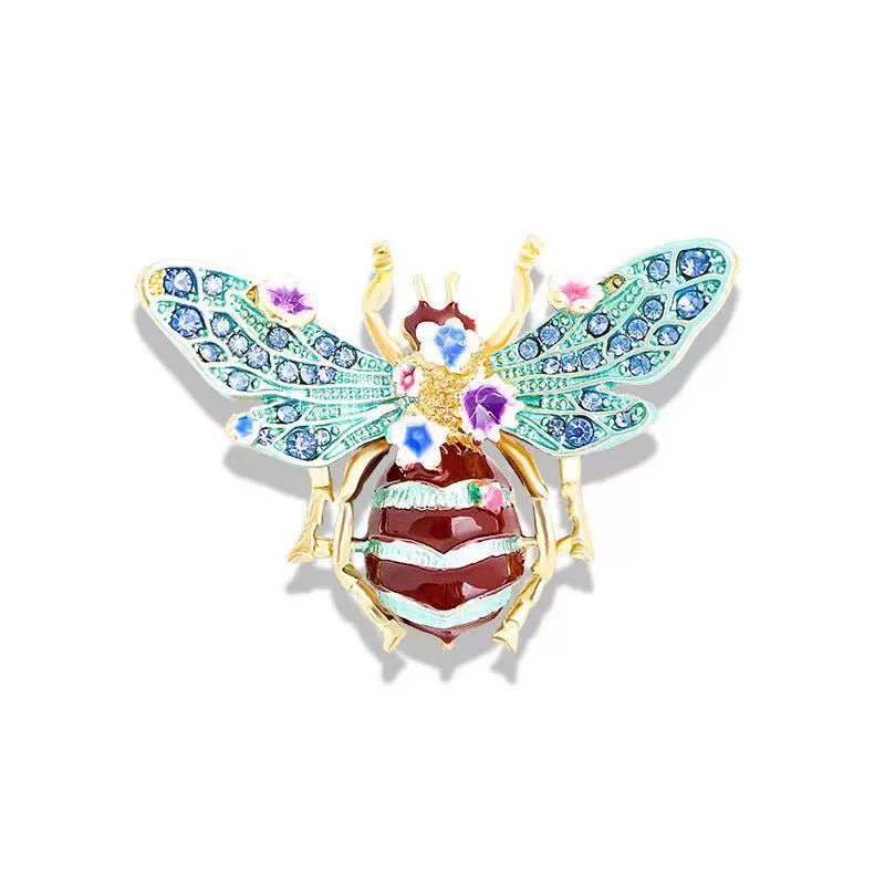 Broche Abeille Jardin de Roses