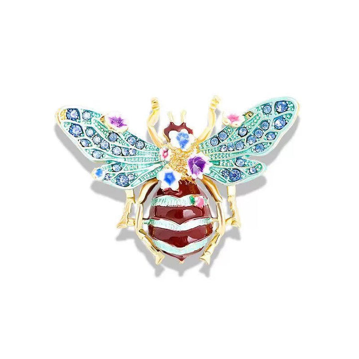 Broche Abeille Jardin de Roses