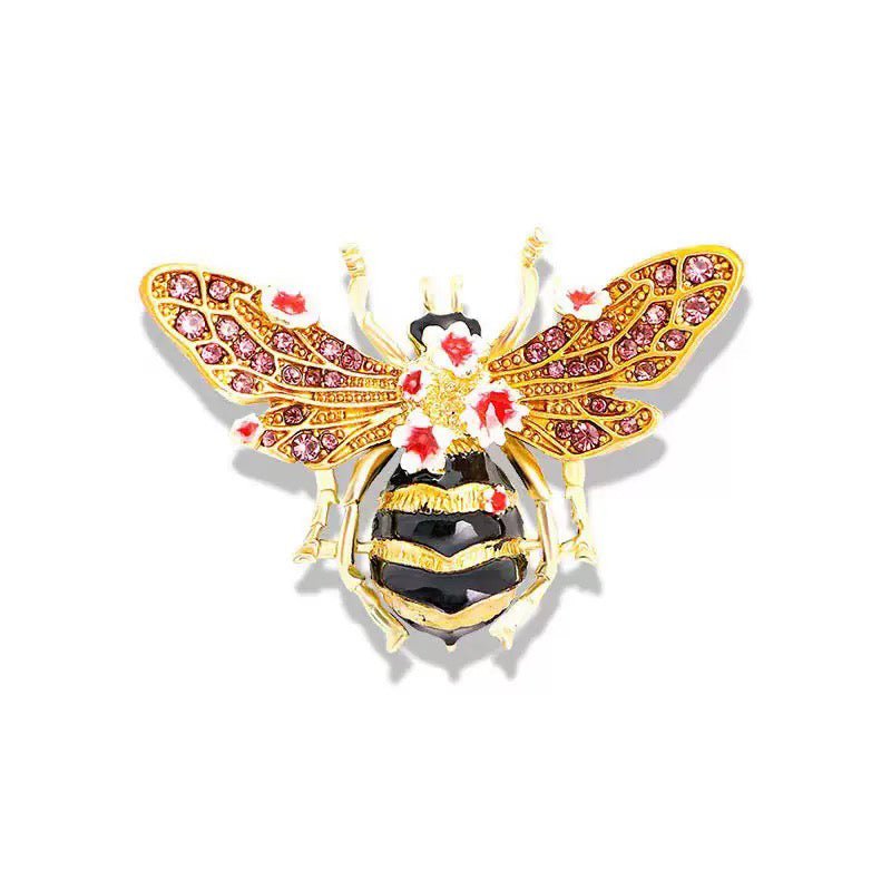 Broche Abeille Jardin de Roses