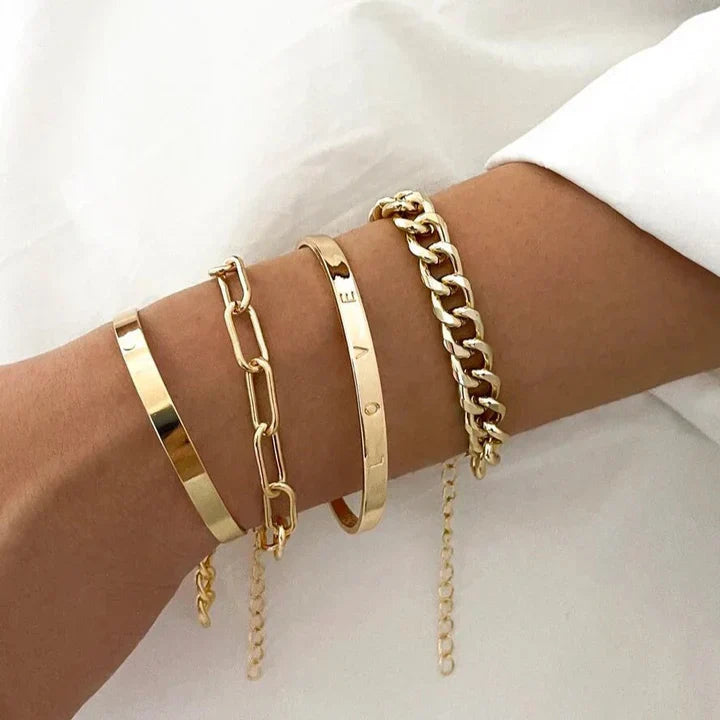 Ensemble de Bracelets Empilables Multifonctionnels