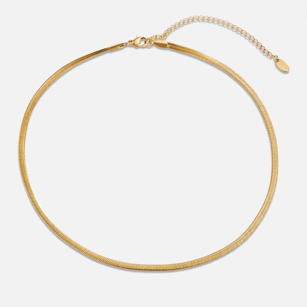 Collier serpent en or