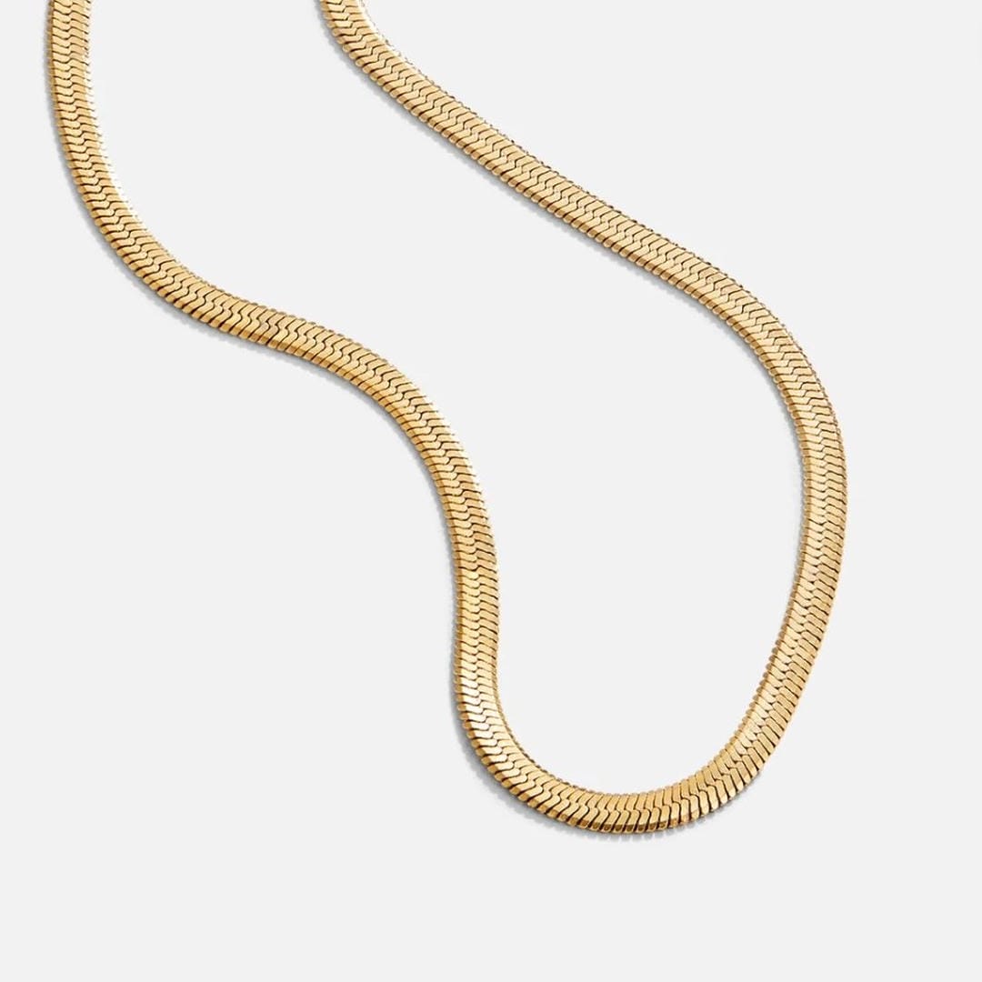 Collier serpent en or