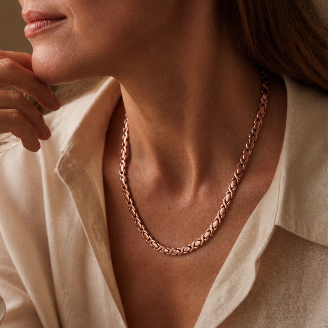 Collier en cuivre Cèdre Éternel