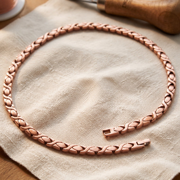 Collier en cuivre Cèdre Éternel