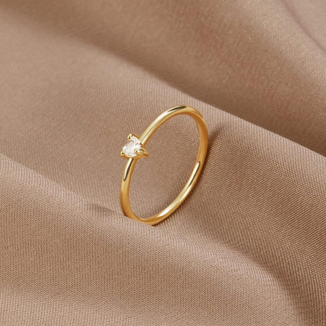Bague Cœur en Cristal d&