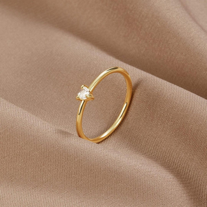 Bague Cœur en Cristal d&
