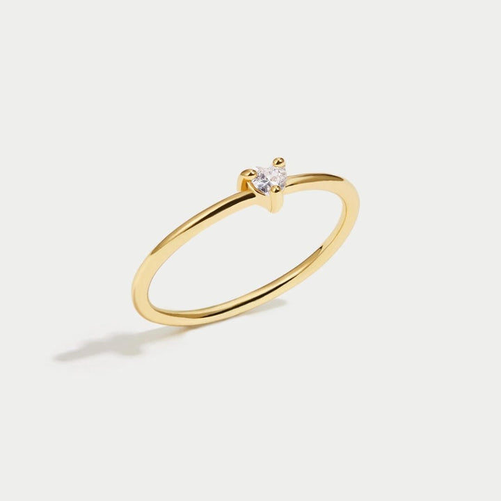 Bague Cœur en Cristal d&