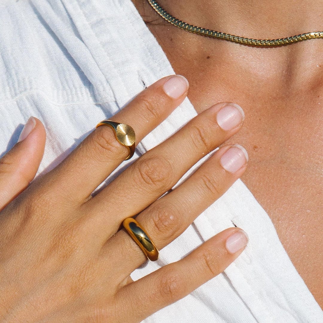 Bague Cercle du Soleil en Or ou en Argent