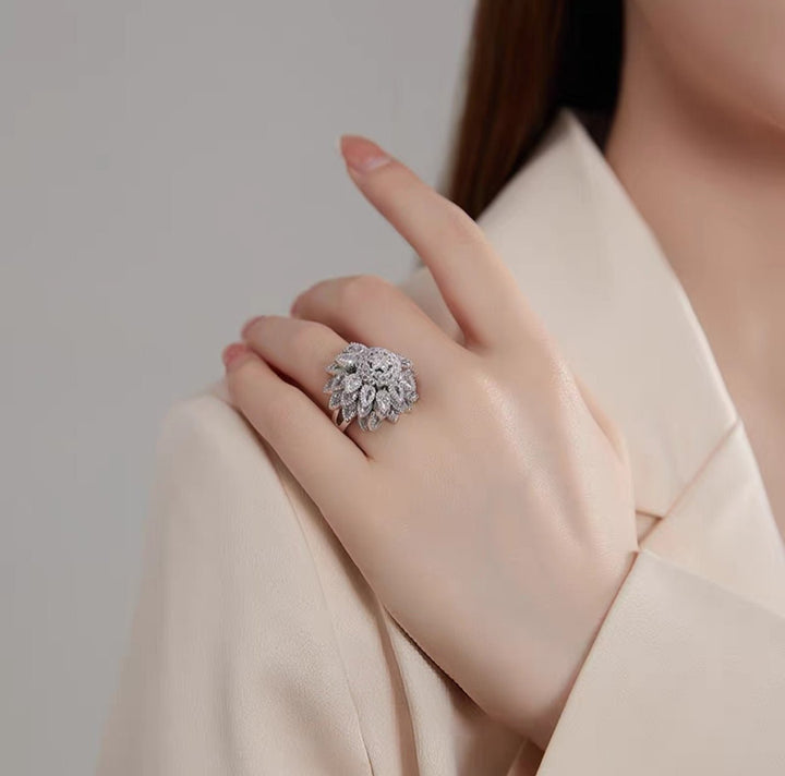 Bague Vintage Sunflare Bloom