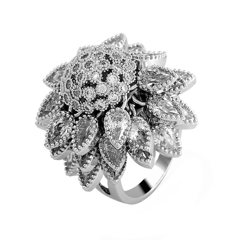Bague Vintage Sunflare Bloom