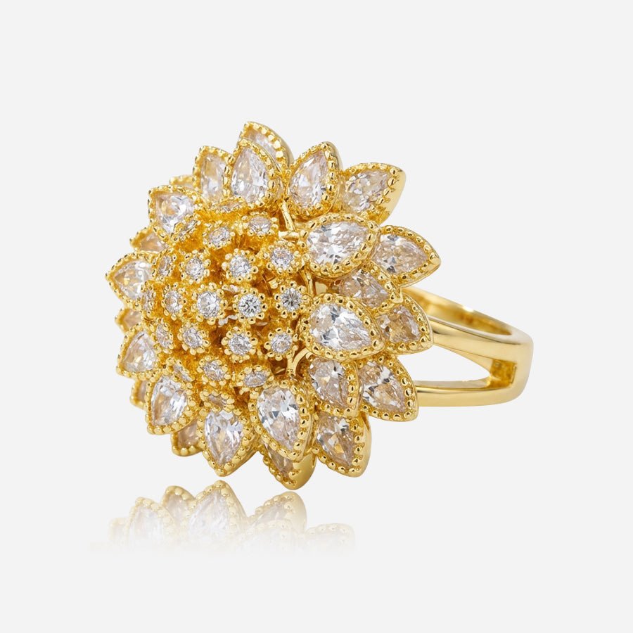 Bague Vintage Sunflare Bloom