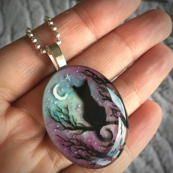 Collier magnifique Chat Étoilé