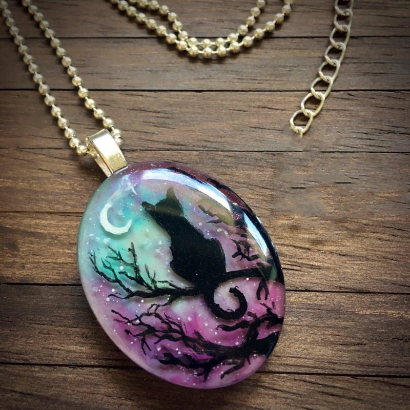 Collier magnifique Chat Étoilé